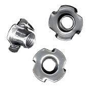 Immagine di fermiragni 4 punte fe 10ma x 13 zinc. corona mm. 25                                                                                           