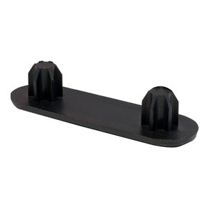 Immagine di scivoloni sottomobili pl h 3 c/spine d 8 nero 16 x 50 - confezione da  500 pezzi