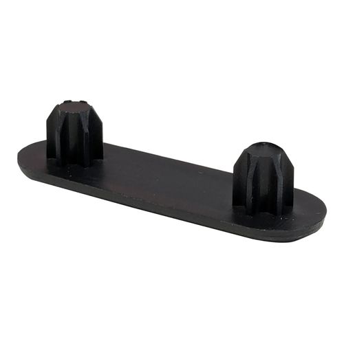 Immagine di scivoloni sottomobili pl h 3 c/spine d 8 nero 16 x 50 - confezione da  500 pezzi