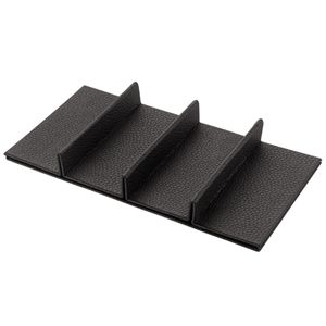 Immagine di inserti luxury orizontal split 236x136 grigio 4 scomparti ecopelle                                                                                           