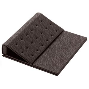 Immagine di inserti luxury porta orecchini 126x136 moka ecopelle                                                                                           