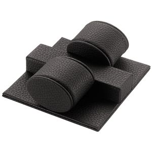 Immagine di inserti luxury porta orologi 126x136 grigio ecopelle                                                                                           