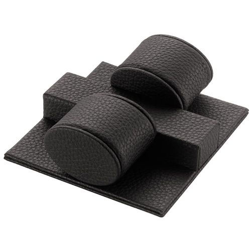 Immagine di inserti luxury porta orologi 126x136 grigio ecopelle                                                                                           