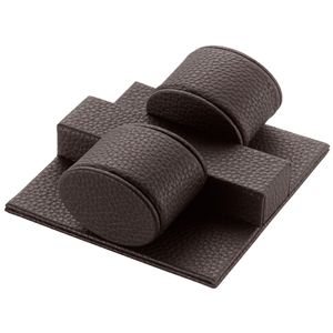 Immagine di inserti luxury porta orologi 126x136 moka ecopelle                                                                                           