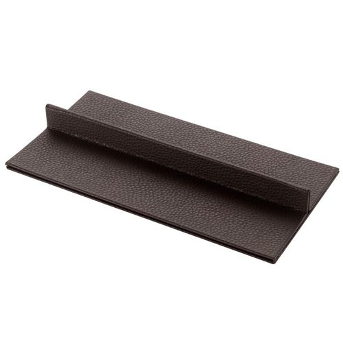 Immagine di inserti luxury vertical split 236x136 moka 2 scomparti ecopelle                                                                                           