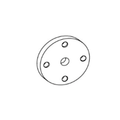 Immagine di reggimensole borkia ghiere m16 x 1.5 diametro 60 mm c/4 fori                                                                                           