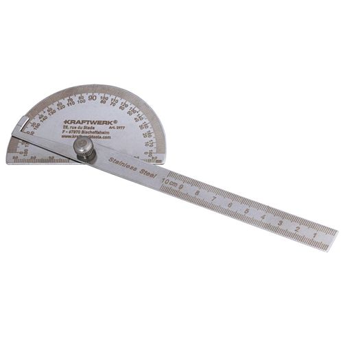 Immagine di misuratori angolo mm. 200 acciaio goniometro x angoli 0-180°                                                                                           