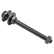 Immagine di scale shop c/ganci supporti h100 filetto 8ma x binario tubolare alluminio                                                                                           