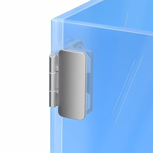 Immagine di Cerniere Showcase 3D vetro/vetro battuta 3 mm