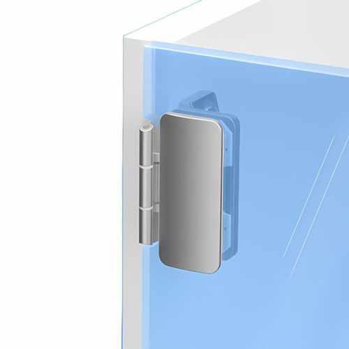 Immagine di Cerniere Showcase 3D legno/vetro battuta 3 mm