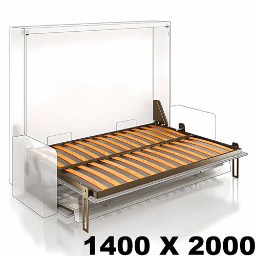 Immagine di reti letti drop sofà 1400 x 2000 x letti orizzontali small                                                                                           