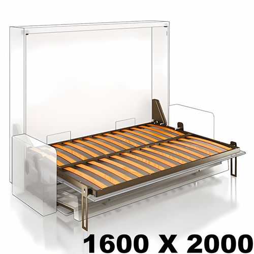 Immagine di reti letti drop sofà 1600 x 2000 x letti orizzontali large                                                                                           