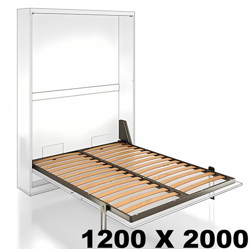 Immagine di reti letti swing anta liscia 1200 x 2000 x letti verticali                                                                                           