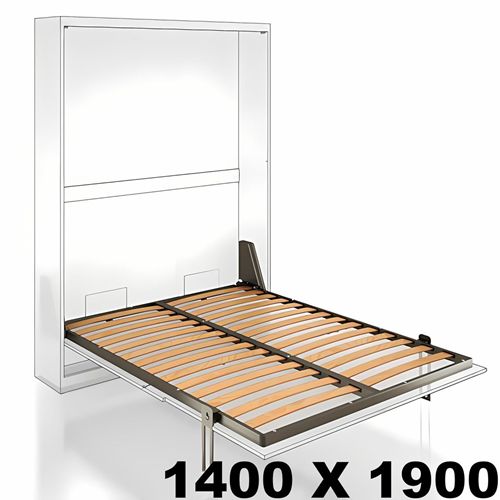 Immagine di reti letti swing anta liscia 1400 x 1900 x letti verticali                                                                                           