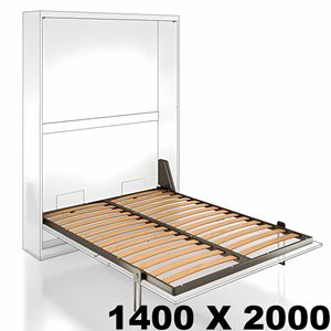 Immagine di reti letti swing anta liscia 1400 x 2000 x letti verticali                                                                                           