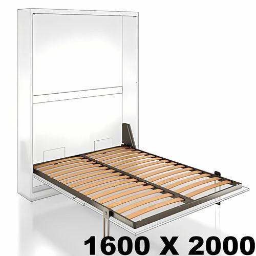 Immagine di reti letti swing anta liscia 1600 x 2000 x letti verticali                                                                                           