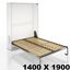 Immagine di reti letti ghost table 1400 x 1900 x letti verticali                                                                                           
