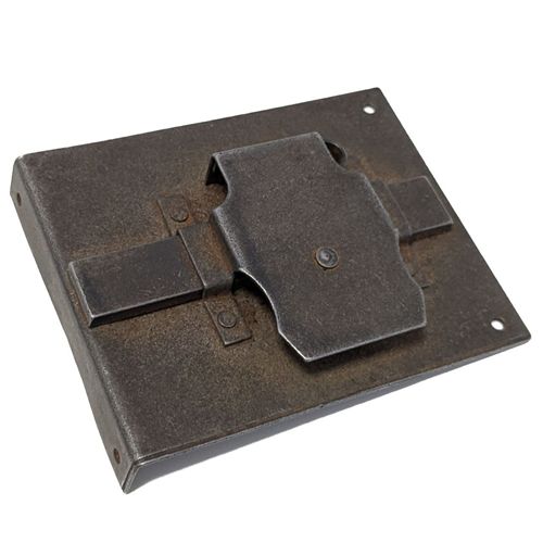 Immagine di serrature 74 fe 1 leva redosso mm. 50 sx ferro antico                                                                                           