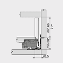 Immagine di Spondine LEGRABOX Pure M altezza 90.5 mm