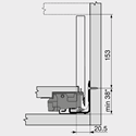 Immagine di Spondine LEGRABOX Pure C altezza 177 mm