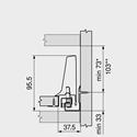 Immagine di Spondine TANDEMBOX Antaro M altezza 83 mm