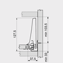 Immagine di Spondine TANDEMBOX Antaro K altezza 115 mm