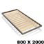 Immagine di reti letti handy ortopedica  800 x 2000 vert doghe legno mm. 40 x 30                                                                                           
