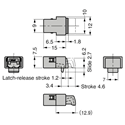 Immagine di cricchetti catcher ns2 mini nero contatto non magnetico                                                                                           