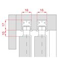 Immagine di Guida di scorrimento superiore 609 per sistema Scorribase