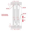 Immagine di Kit Scorribase per ante scorrevoli in legno
