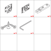 Immagine di Kit ante scorrevoli Hawa Miniroll 15 H IS - art. 13432 