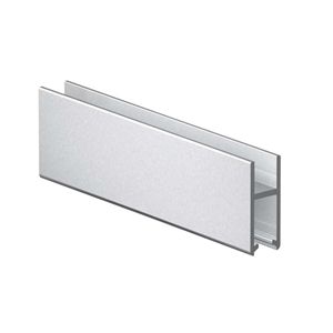 Immagine di = profilati supra portacristal mm. 8 argento aste 5 metri                                                                                           