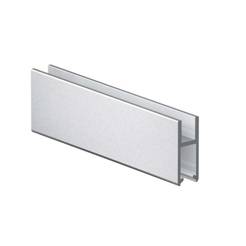 Immagine di profilati supra portacristalli mm. 6 argento aste 5 metri                                                                                           