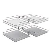 Immagine di Set cestelli con fondo HPL per telai corner Compact