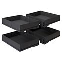 Immagine di Set cestelli in alluminio scatolato per telai corner Compact