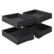 Immagine di Set cestelli in alluminio scatolato per telai corner Compact