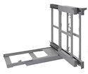 Immagine di cestelli corner compact telai h 682 l 700 arg. s/kit - s/cesti - dx/sx                                                                                           