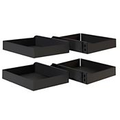 Immagine di Set cestelli in lamiera per telai corner Compact