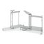 Immagine di cestelli corner dynamic telai h 600/ 800 dx c/soft close + guida                                                                                           