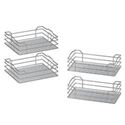 Immagine di cestelli corner dynamic cesti set 4 pz cromo l 2 cesti 45x50+2 cesti 30x50                                                                                           