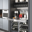 Immagine di Piani estraibili con piano inox Opla Top