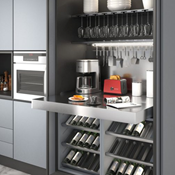 Immagine di Piani estraibili con piano inox Opla Top