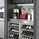 Immagine di Piani estraibili con piano inox Opla Top