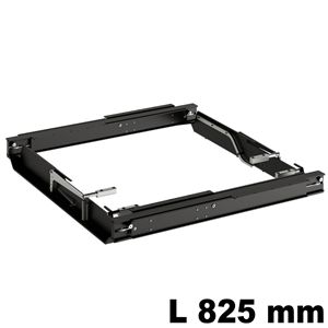 Immagine di telai tavoli rocketing  825x710 nero allunga da 400 a 600 mm                                                                                           