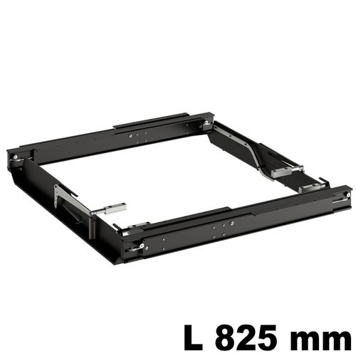 Immagine di telai tavoli rocketing  825x710 nero allunga da 400 a 600 mm                                                                                           