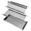 Immagine di colapiatti flex 18/10 cm. 66 inox c/bacinella                                                                                           