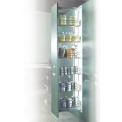 Immagine di colonne tkn dispex h 166/206 cm. 25 cromo luc p. 50 c/5 cestelli                                                                                           