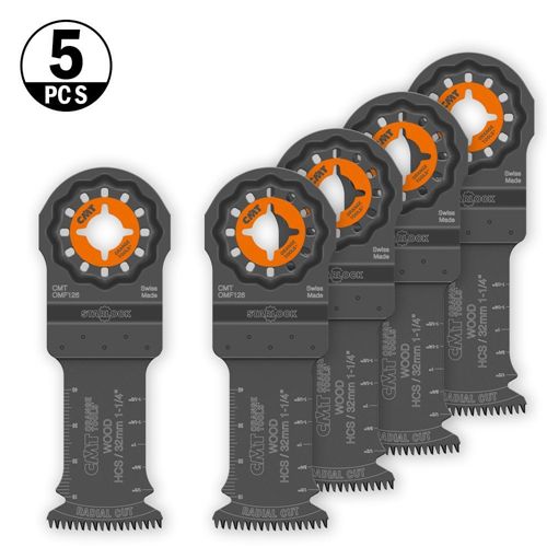 Immagine di lame multicutter starlock omf126-x5 mm. 32 hcs - cf 5 pz                                                                                           