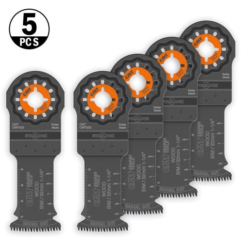 Immagine di lame multicutter starlock omf205-x5 mm. 32 bim - cf 5 pz                                                                                           
