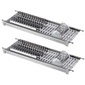 Immagine di colapiatti evolution due cm.  66 inox 2 piani c/vaschetta                                                                                           